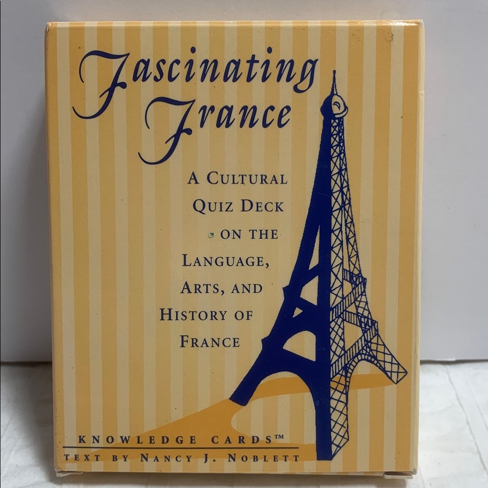 Fascinating France - Cultural Quiz Deck by Pomegranate